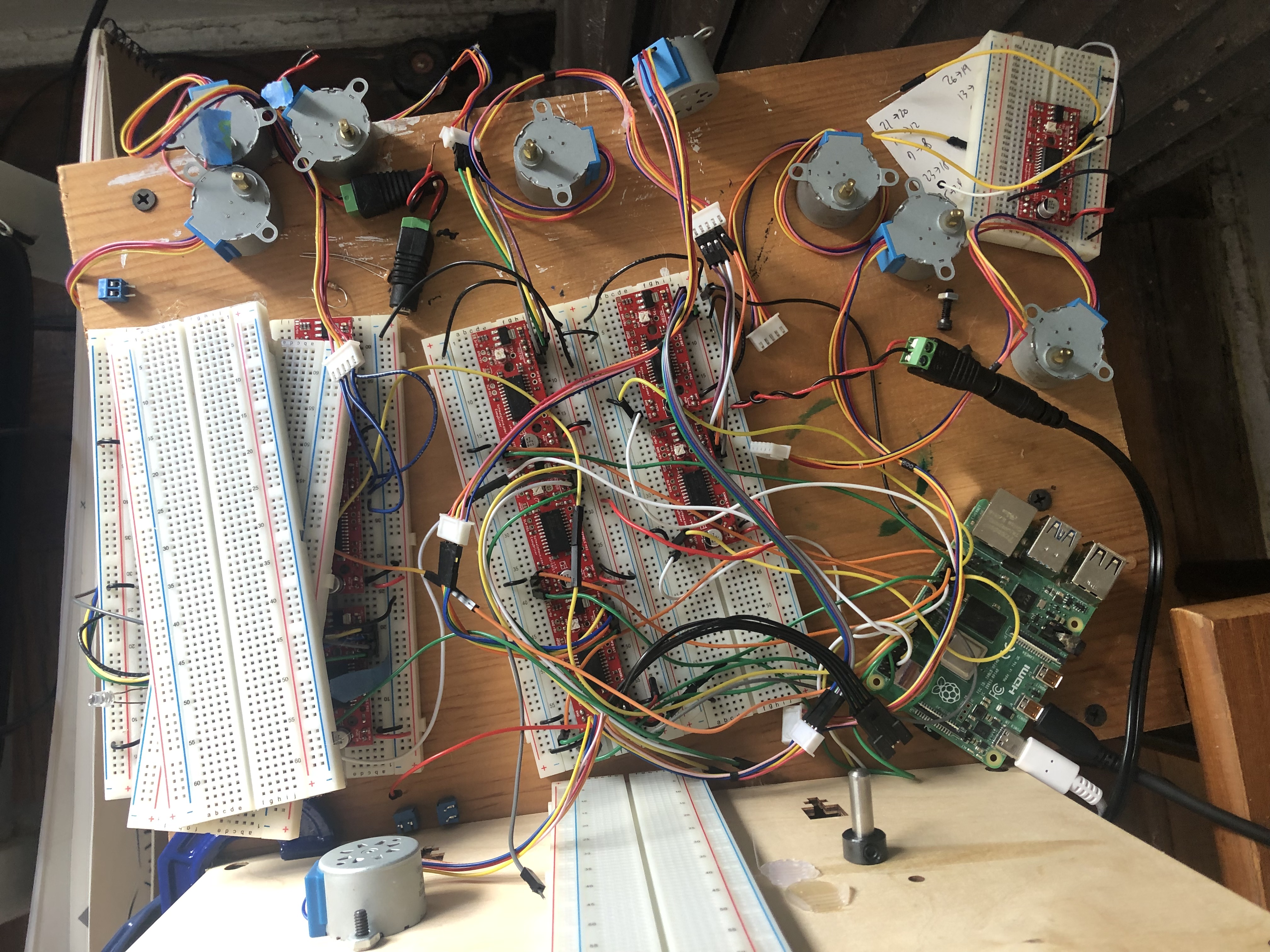 wiring detail in process